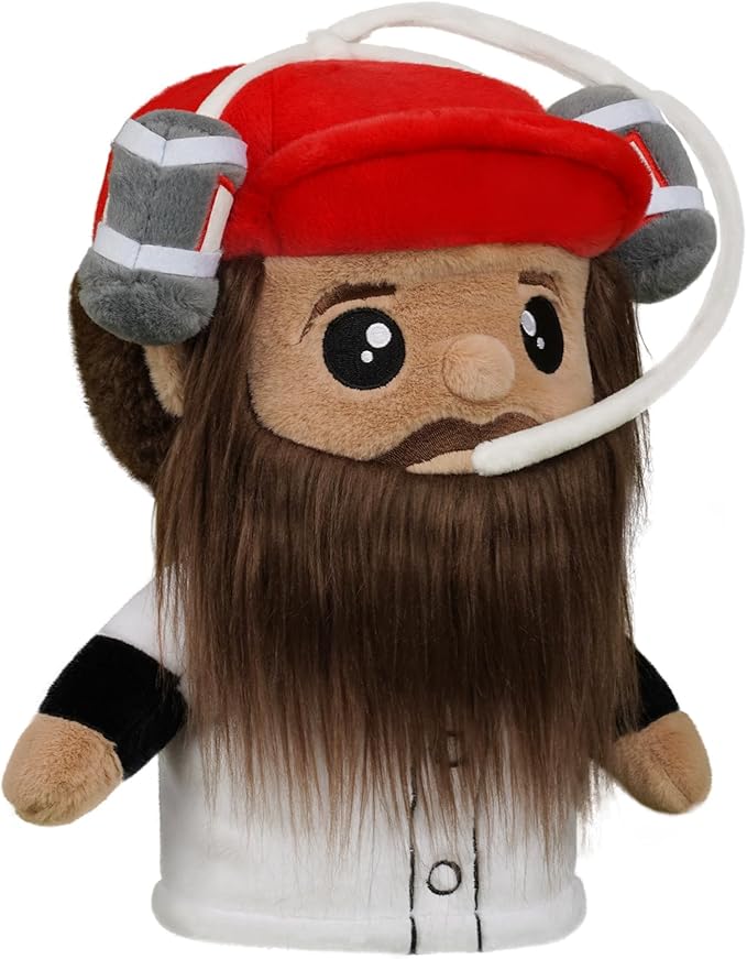 Craftsman Golf Funny Plush Driver Cover Headcover Unique Golf Gift & Accessories for Men and Women Golfers