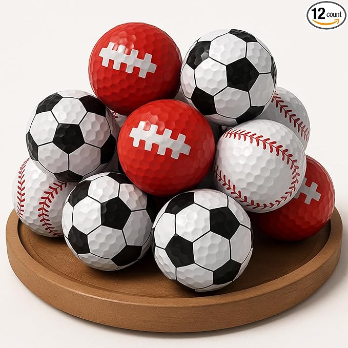 Jenaai 12 Pack Funny Golf Balls Easter Bunny Egg Colored Golf Balls Gifts, Novelty Coquette Weeding Sport Golfing Accessories for Men Women, Best Man, Bridesmaid