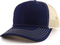Armycrew Oversize XXL Low Profile Two Tone Mesh Back Trucker Baseball Cap