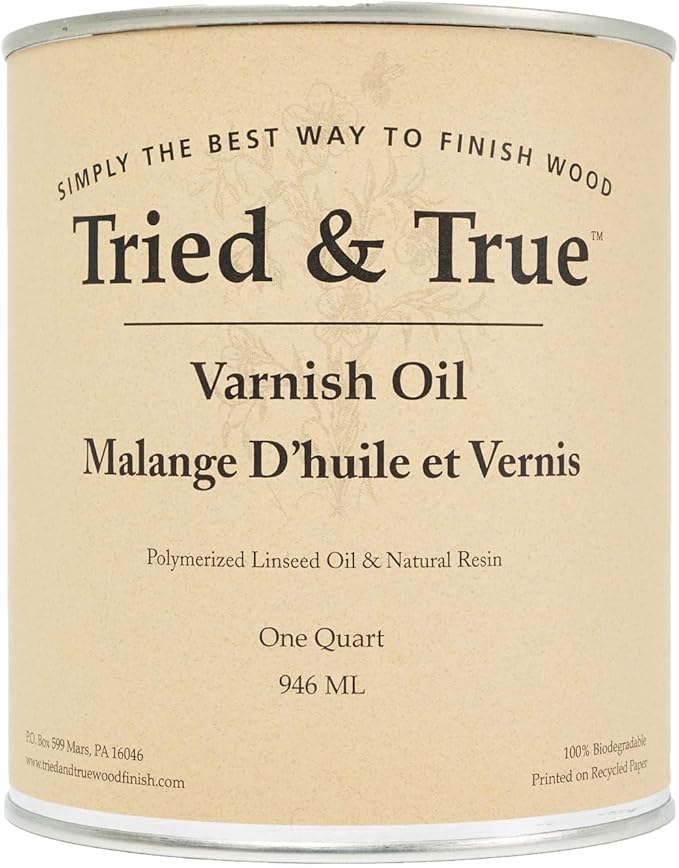 Tried & True Superior Varnish Oil Wood Finish, Quart by TriedTrue