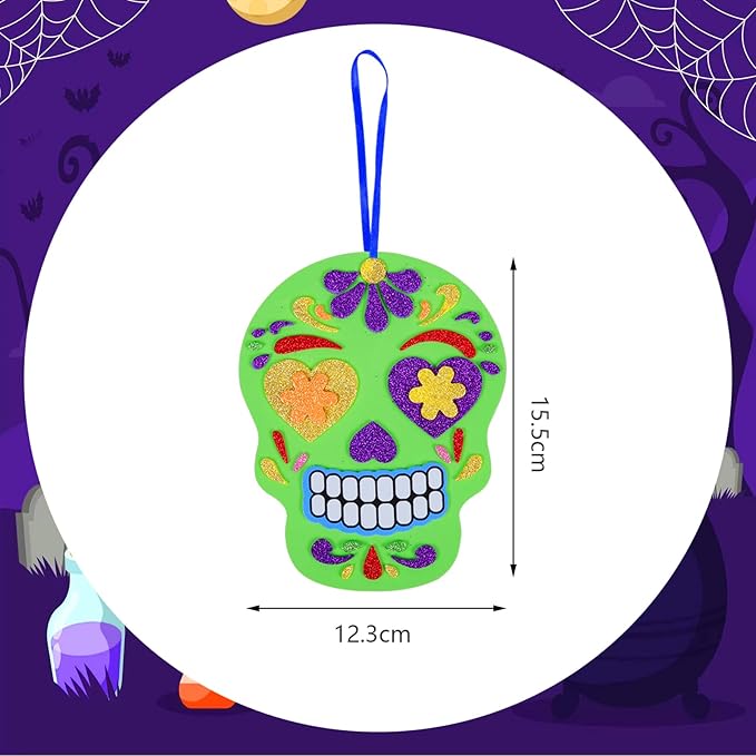 Fennoral 12 Pack Day of The Dead Craft Kits - Image 7