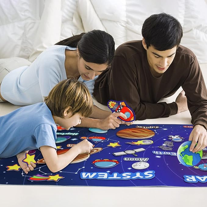OKOOKO Solar System Felt Story Board Set 41PCS 43x29inch Outer Space Universe - Image 6