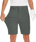 JWM Mens 7"/9" Stretch Golf Shorts - Lightweight Hybrid Casual Dress Work Flat Front Shorts with 5 Pockets Quick Dry UPF50