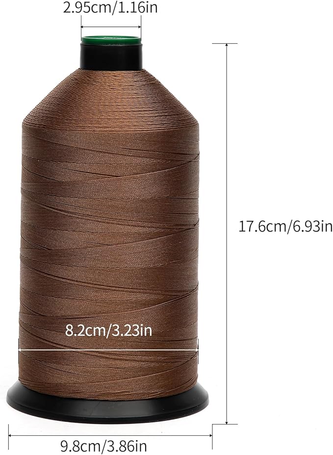 Extra Strong Bonded Nylon Thread #69 Tex70 – 16 OZ, Versatile Stitching Solution - Image 2
