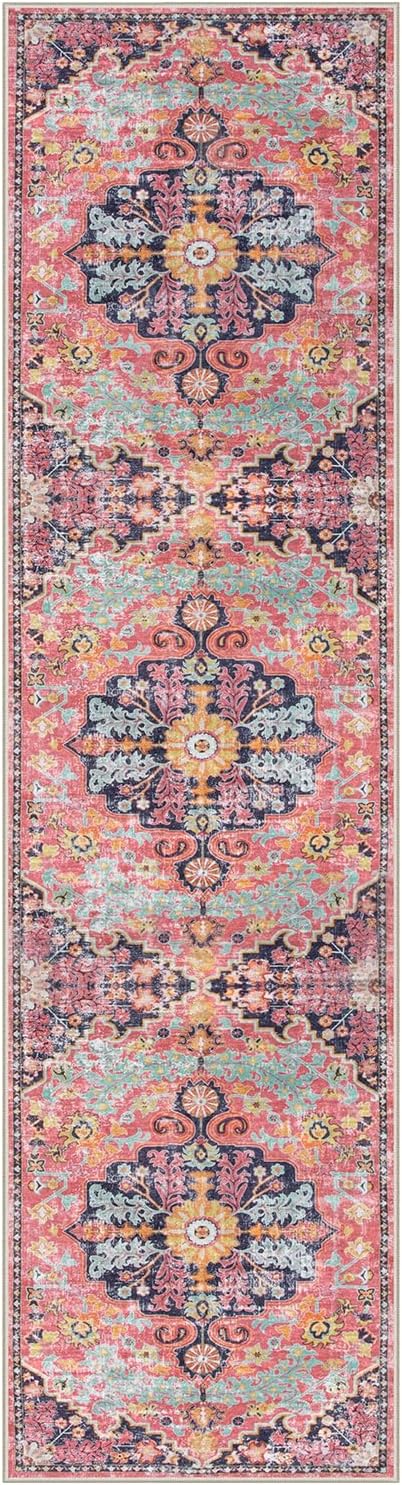 Lahome Boho 2'8"x10' Washable Hallway Kitchen Runner Rugs - Image 9
