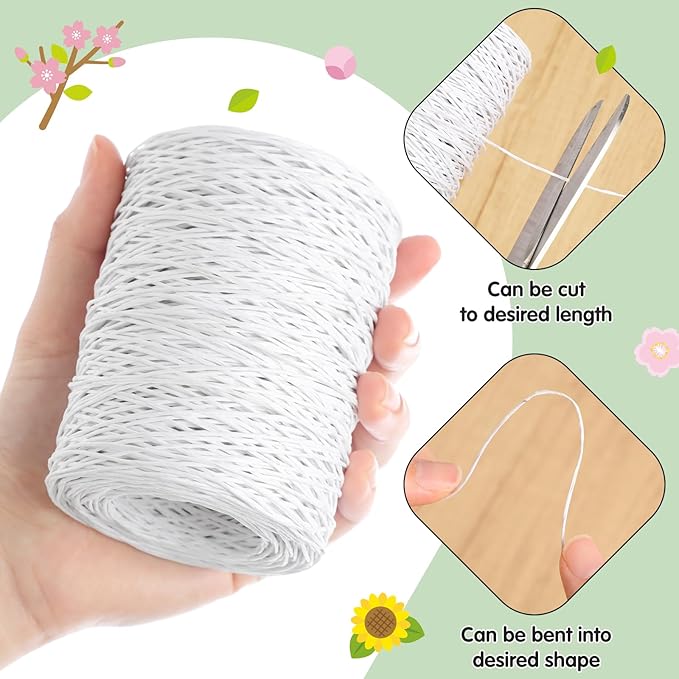 Syhood Floral Vine Bind Wire Rustic Wrapping Wire - Image 3