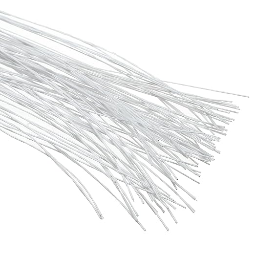 PATIKIL 30 Gauge 16" Floral Stem Wire - Image 4
