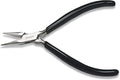 The Beadsmith Chain Nose Pliers – Serrated – Extra Fine Tips – 4.5 inches – PVC by TheBeadsmith