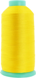 Mandala Crafts Bonded Nylon Thread Yellow Heavy Duty Sewing Threads by MandalaCrafts