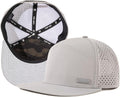 UVCoolix™ Cooling Sweatband Flat Bill Golf Baseball Cap,Breathable Sun Protection,Water-Resistant Snapback Performance Hat
