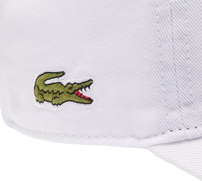 Lacoste Unisex Adult Side Mini Croc Diamond Weave Taffeta Cap