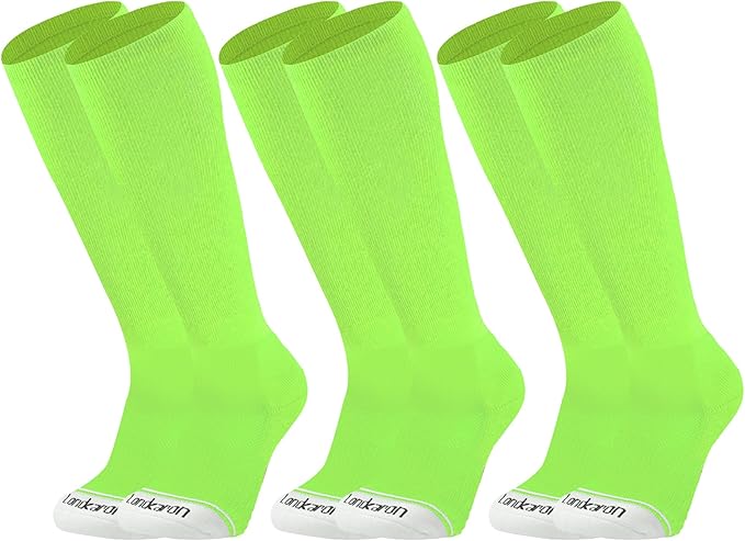 Youth Performance Baseball & Softball Socks (3 Pairs) over the Calf