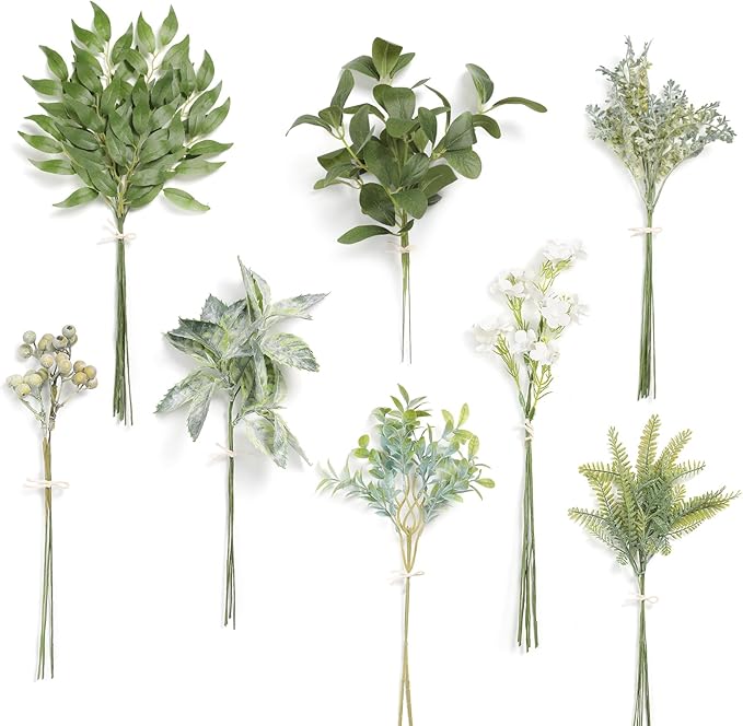 Serra Flora Artificial Greenery Stems Box Set, by SerraFlora