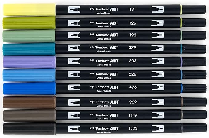 Tombow 56169 Dual Brush Pen Art Markers, Brush and Fine Tip Markers - Image 2