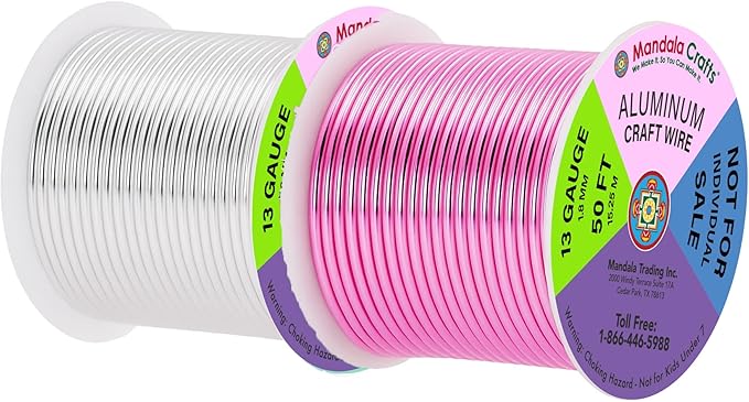Mandala Crafts 13 Gauge Anodized Aluminum Craft Wire - Image 4
