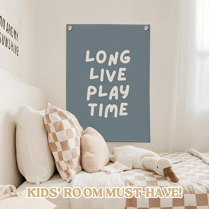 Playroom Wall Decor, Kids Boy Decor Hanging Banner - Image 5