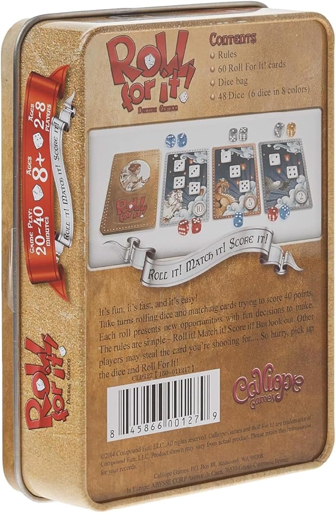 Calliope Games Roll for It! Deluxe Edition Board Game - Image 2