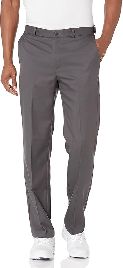 PGA Tour Men's Flat Front Golf Pant with Expandable Waistband