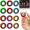 Fidget Toys Sensory Ring for Kids, Finger Spinner Rings Quiet Finger Spinne Fun by RBQXNW