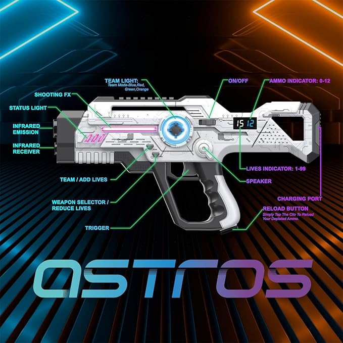 Laser Tag Rechargeable, Lazer Tag Game Set of 2 - Image 6