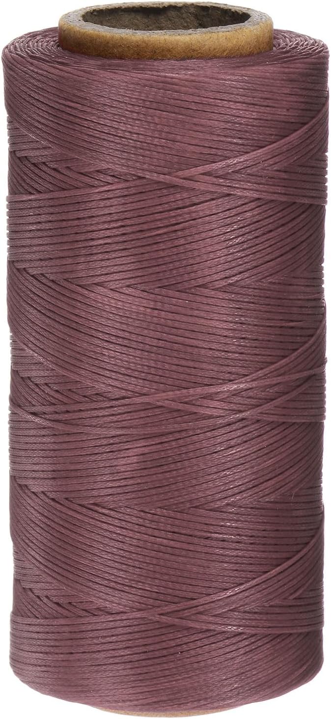 uxcell 150D 0.8mm Flat Waxed Thread 284 Yards Polyester Leather Sewing Waxed by uxcell