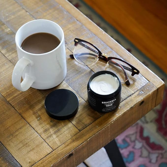 Brickell Men's Products Strong Hold Texturizing Pomade - Image 7
