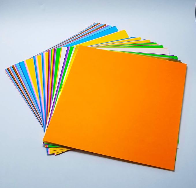Standard 6 Inch One Sided 20 Colors 65 Sheets Square Easy Fold Premium Japanese - Image 5