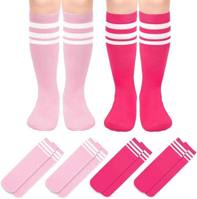 Olreco Toddler Soccer Socks Kids Baseball Socks Youth Softball Sock for Girls Boys Football Sock Boys Athletic Accessories