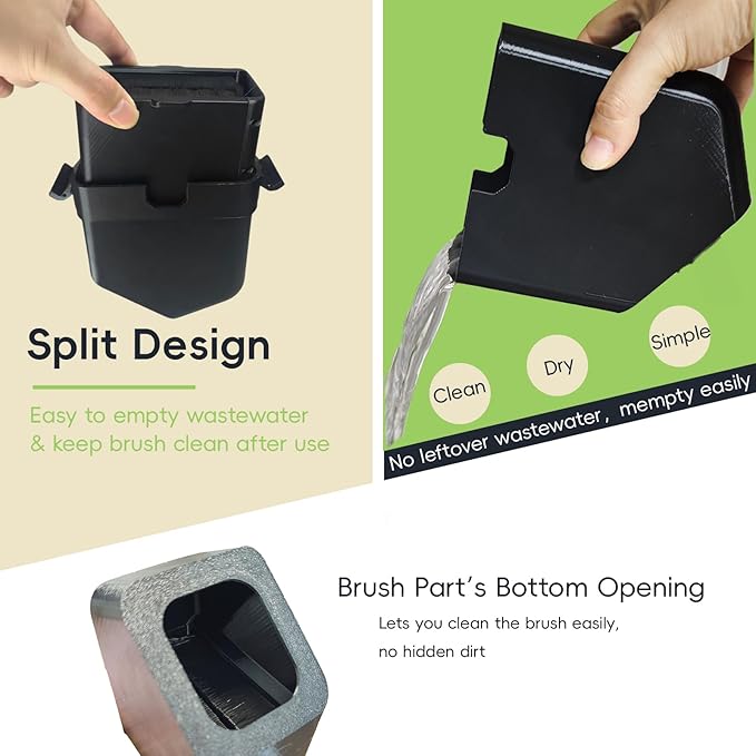 Golf Cart Club Cleaner,Push Cart Club Cleaner with Durable Multi Layered Nylon Bristles,Removable Sink for Easy Cleaning,Easy to Carry and Install