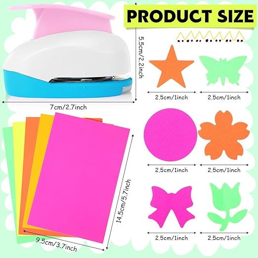 CHENGU 16 Pcs Craft Holes Punch Paper Punchers Scrapbook Punches - Image 2