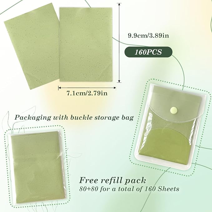 EKIND Oil Blotting Papers Replacement Packs Make Up Pads - Image 2