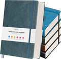 5 Pack College Ruled Notebook, 312 Numbered Pages Thick Notebooks Bulk by OFFIGIFT