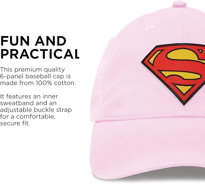 ABG Accessories Superman Hats for Men Baseball Cap