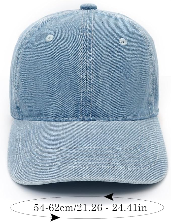 Baseball Cap for Women Men Classic Strapback Hats Adjustable Sun Hat
