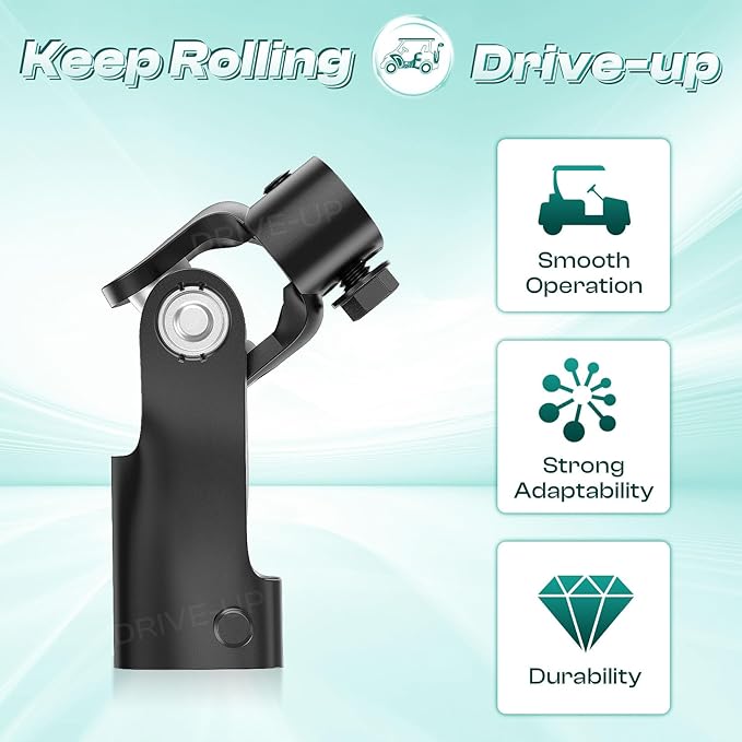 DRIVE UP Golf Cart Metal Steering Lower Yoke for Club Car Precedent 2004-Up and Tempo 2018-Up Golf Carts 103810201