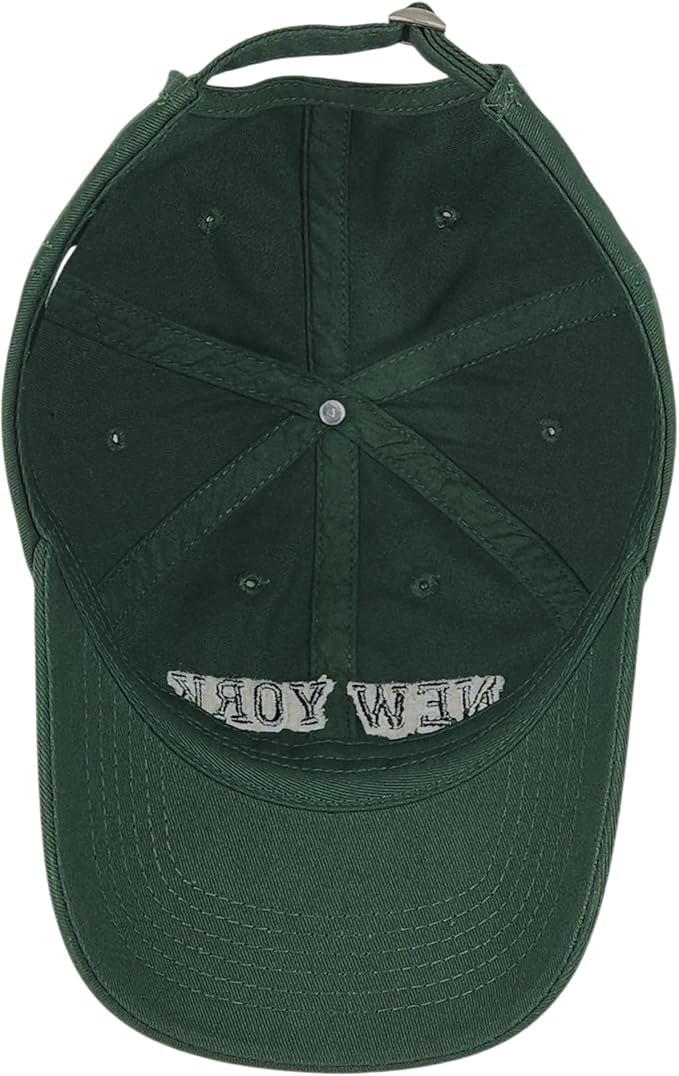 Elidan NY Dad Hat New York EST.1625 Cotton Cap, Adjust Buckle Strap, Unstructured Low-Profile NY Baseball Cap for Men & Women