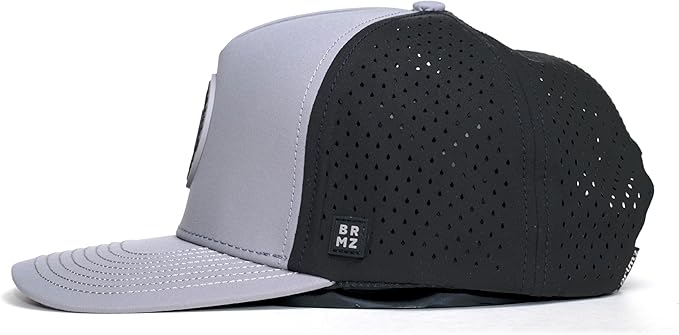 BRIMZ Outdoor Performance Hat - Water & Sweat Resistant Hats - Breathable & Moisture-Wicking Snapback
