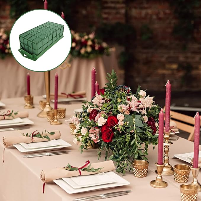 6 Pcs Floral Foam Cage, 11.8" x 4.5" x 3.1" Rectangle Flower Cage Holders - Image 6