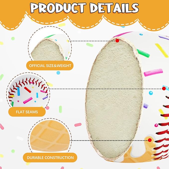 Baseballs PVC 9in Practice Baseball for Training Hitting Lifestyle Decor Ideal Personalized Inspired Gifts for Players Coaches Moms