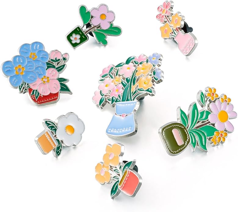 Mixed Enamel Pins for Backpacks, Beadthoven Cute Enamel Brooch Pins Set - Image 7