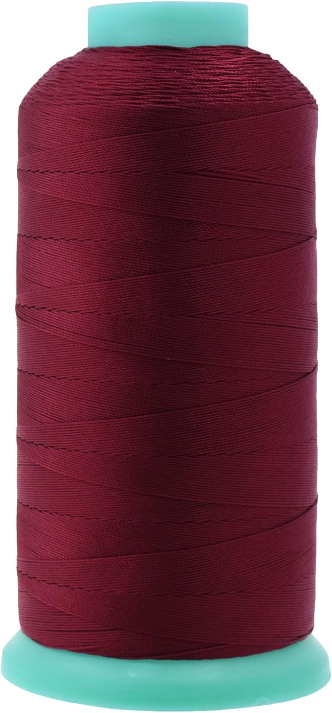 Mandala Crafts Bonded Nylon Thread Wine Heavy Duty Sewing Threads by MandalaCrafts