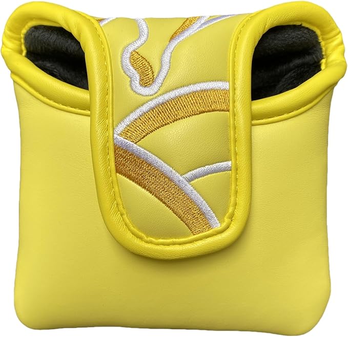 Golf Mallet Putter Head Cover Headcovers Fruit Style Golf Square Mallet Putter Cover with Magnetic Closure - Premium Golf Club Covers Accessories for Men