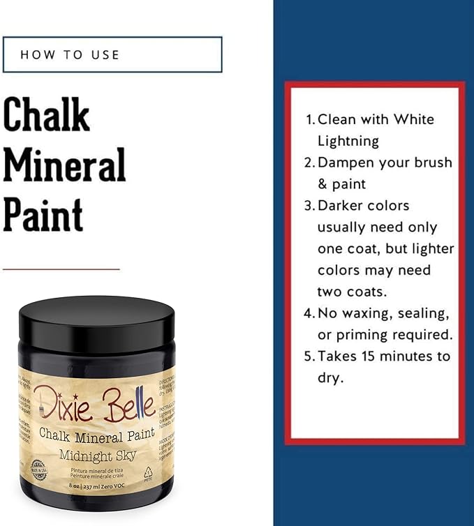 Dixie Belle Paint Company Chalk Finish Furniture Paint - Image 3