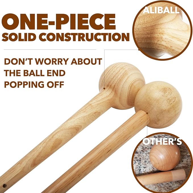 AliBall Baseball Glove Mallet - Quick Create Ball Shaped Pocket for Softball Glove - One Piece Solid Construction for Breaking in Glove