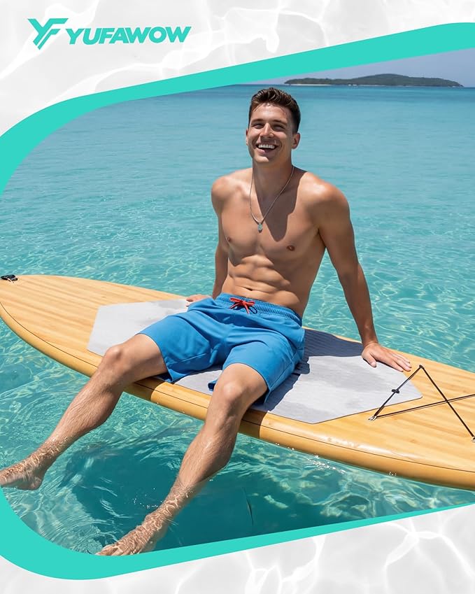 9 Inch Men Swim Trunks with Mesh Lining Quick Dry Breathable Pockets for Summer Beach Cruise Water Park Gym Running