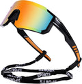 COASION Kids Baseball Sunglasses - Baseball Sunglasses for Boys Girls With Strap - Sports Softball Shades Age 3-10