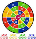 TEMI 29" Large Dart Board for Kids, Boys Toys Dartboards by TEMI