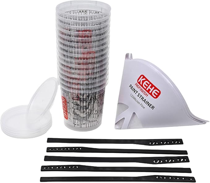 15 PACK Paint Mixing Cups by KEHE REFINISH, 18 oz, Disposable or Reusable by Unknown