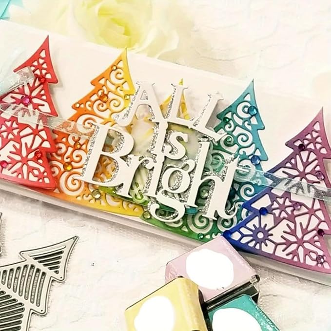 Metal Cutting Dies DIY Merry Christams Embossing Stencil Template Scrapbooking - Image 4