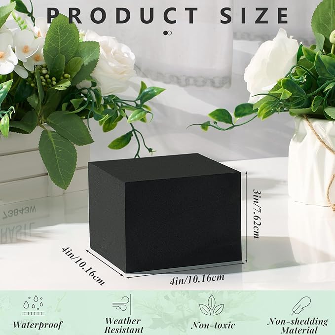 Lallisa 8 Pcs Reusable Floral Foam Blocks Water Weather Resistant Dry Floral - Image 2